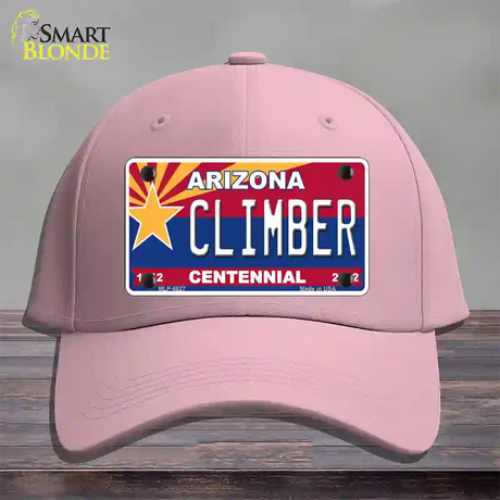 Arizona Centennial Climber Novelty License Plate Hat Cotton / Pink