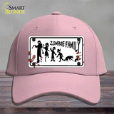 Zombie Family White Novelty License Plate Hat Cotton / Pink