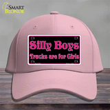 Silly Boys Trucks For Girls Novelty License Plate Hat Cotton / Pink