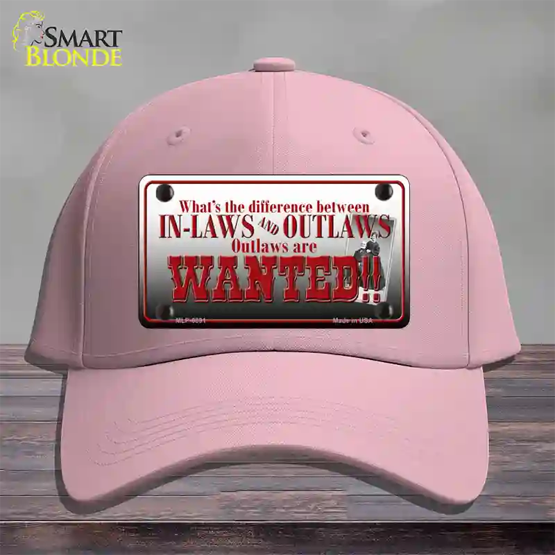 In-laws And Outlaws Novelty License Plate Hat Cotton / Pink