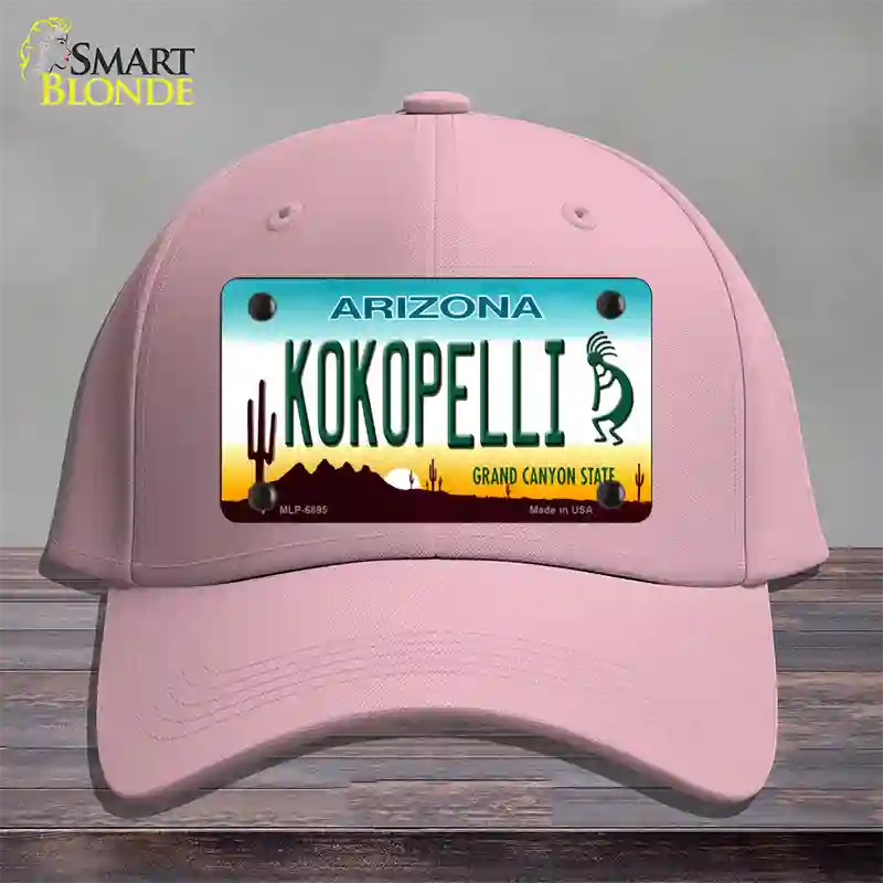 Arizona Kokopelli Novelty License Plate Hat Cotton / Pink