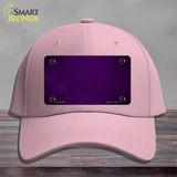 Purple Oil Rubbed Solid Novelty License Plate Hat Cotton / Pink