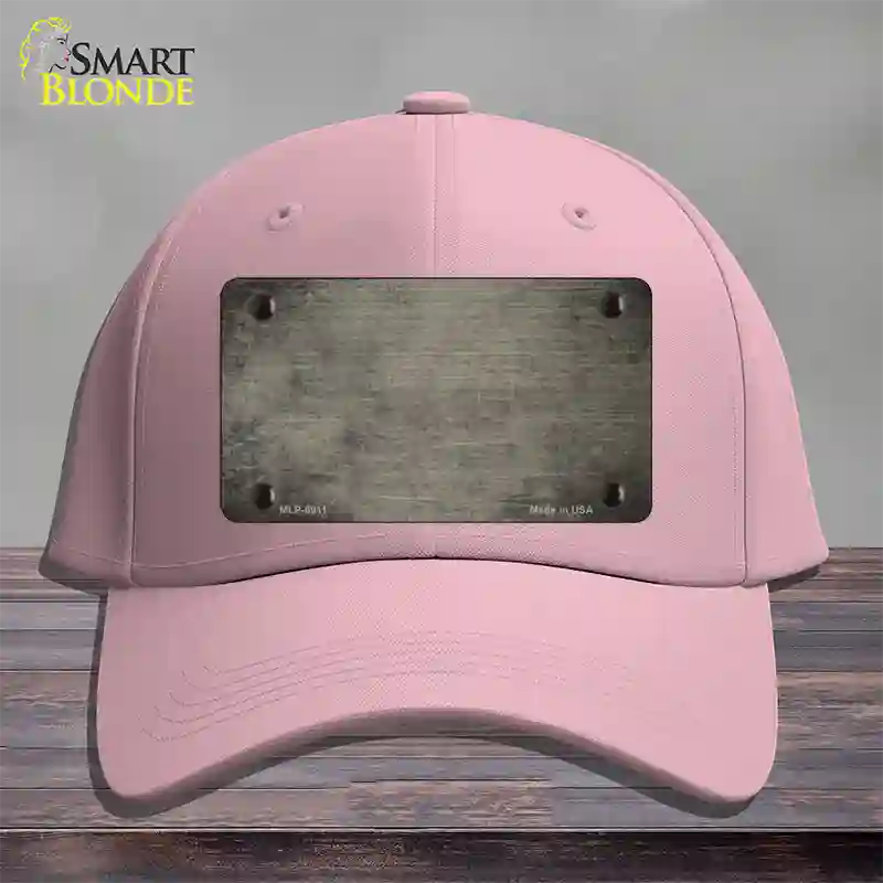 Tan Oil Rubbed Solid Novelty License Plate Hat Cotton / Pink