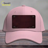 Burguny Oil Rubbed Solid Novelty License Plate Hat Cotton / Pink