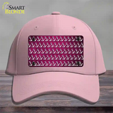 Pink White Anchor Oil Rubbed Novelty License Plate Hat Cotton / Pink