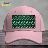 Green White Anchor Oil Rubbed Novelty License Plate Hat Cotton / Pink