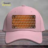 Orange White Anchor Oil Rubbed Novelty License Plate Hat Cotton / Pink