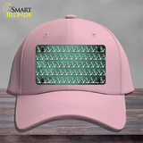 Mint White Anchor Oil Rubbed Novelty License Plate Hat Cotton / Pink