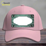 Mint White Anchor Scallop Oil Rubbed Novelty License Plate Hat Cotton / Pink