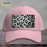 White Black Cheetah Oil Rubbed Novelty License Plate Hat Cotton / Pink