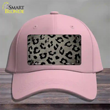 Tan Black Cheetah Oil Rubbed Novelty License Plate Hat Cotton / Pink