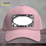 Black White Love Scallop Oil Rubbed Novelty License Plate Hat Cotton / Pink