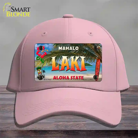 Laki Hawaii State Novelty License Plate Hat Cotton / Pink