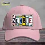 Zombie License Plate Art Wood Novelty License Plate Hat Cotton / Pink