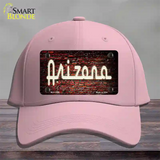 Arizona Neon Brick Novelty License Plate Hat Cotton / Pink