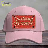 Quilting Queen Novelty License Plate Hat Cotton / Pink