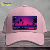 Sunset Pink Novelty License Plate Hat Cotton / Pink