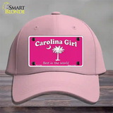 Carolina Girl Pink Novelty License Plate Hat Cotton / Pink