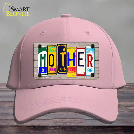 Mother Wood License Plate Art Novelty License Plate Hat Cotton / Pink