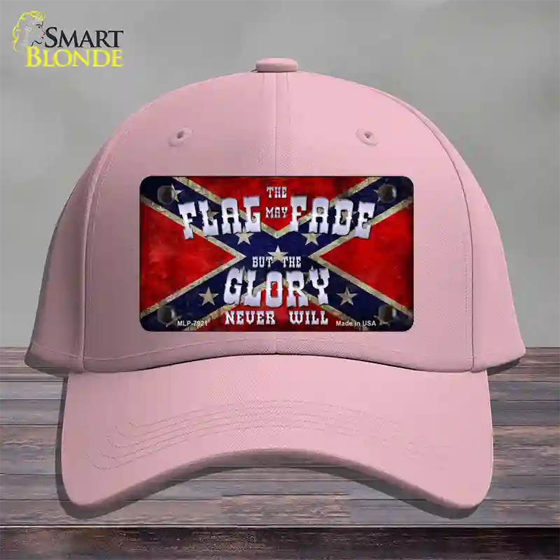 Flag May Fade Novelty License Plate Hat Cotton / Pink