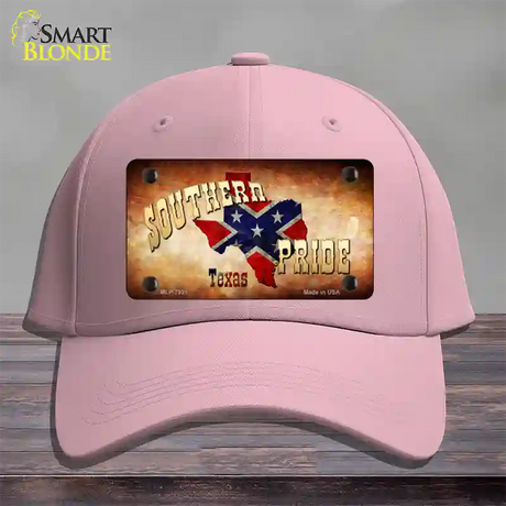 Southern Pride Texas Novelty License Plate Hat Cotton / Pink