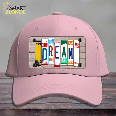 Dream Wood License Plate Art Novelty License Plate Hat Cotton / Pink