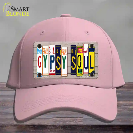 Gypsy Soul Wood License Plate Art Novelty License Plate Hat Cotton / Pink