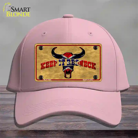 Keep It Redneck Novelty License Plate Hat Cotton / Pink