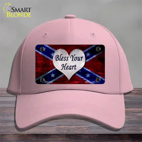 Bless Your Heart Novelty License Plate Hat Cotton / Pink