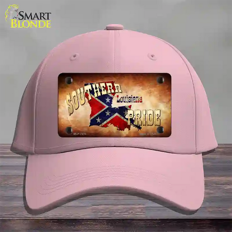 Southern Pride Louisiana Novelty License Plate Hat Cotton / Pink