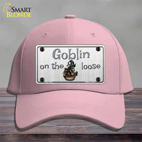 Goblin On The Loose Novelty License Plate Hat Cotton / Pink