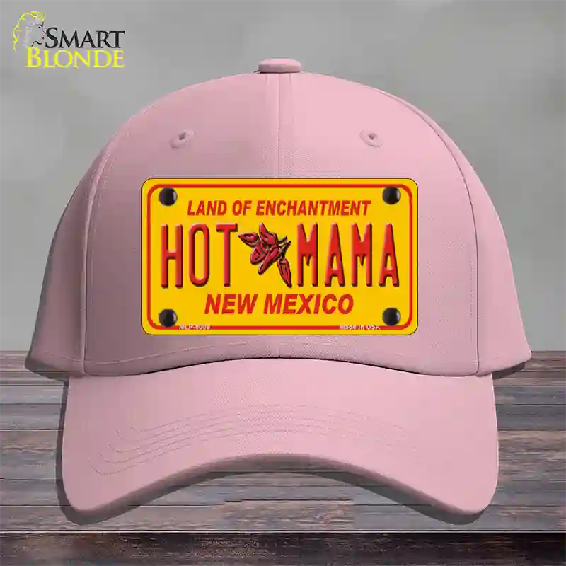 New Mexico Hot Mama Novelty License Plate Hat Cotton / Pink