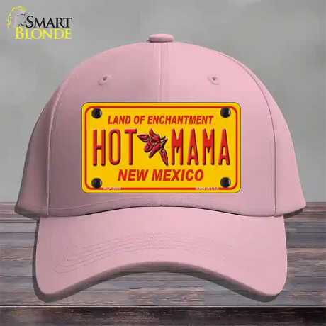 New Mexico Hot Mama Novelty License Plate Hat Cotton / Pink