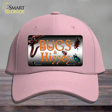 Bugs & Hisses Novelty License Plate Hat Cotton / Pink