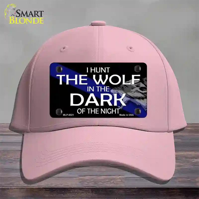 Hunt The Wolf Novelty License Plate Hat Cotton / Pink