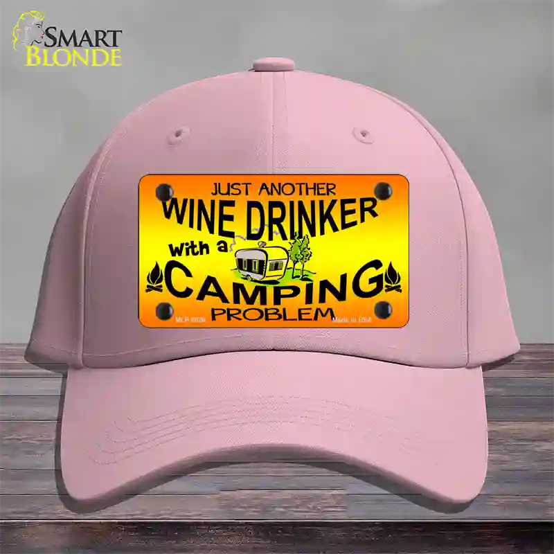 Just Another Wine Drinker Novelty License Plate Hat Cotton / Pink