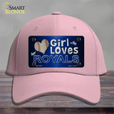 This Girl Loves Her Royals Novelty License Plate Hat Cotton / Pink