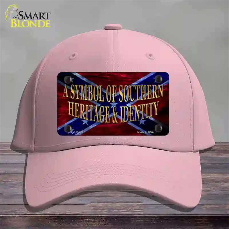 Symbol Of Southern Heritage Novelty License Plate Hat Cotton / Pink