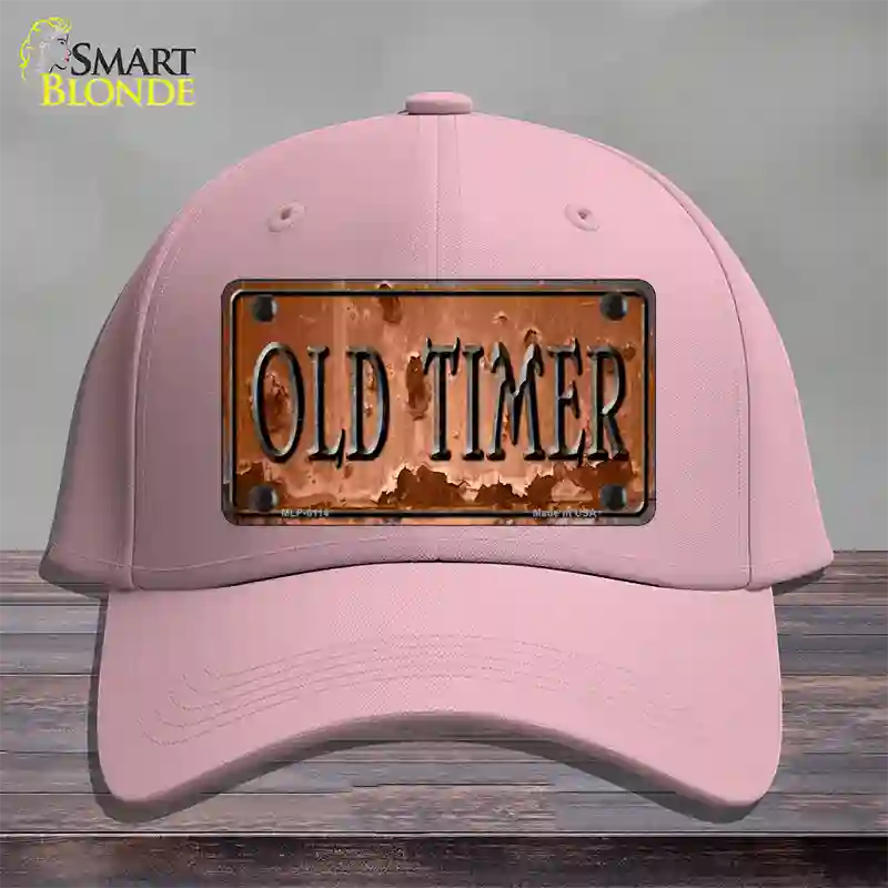 Old Timer Novelty License Plate Hat Cotton / Pink