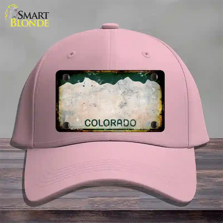 Colorado Rusty Blank Novelty License Plate Hat Cotton / Pink