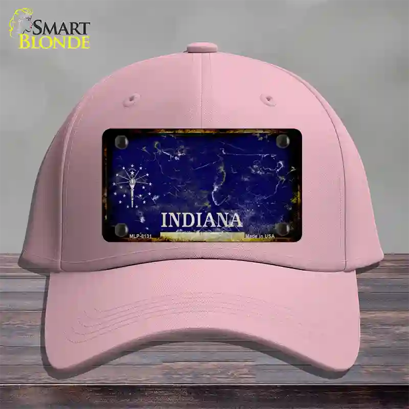 Inidana Rusty Blank Novelty License Plate Hat Cotton / Pink