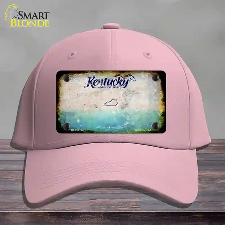 Kentucky Rusty Blank Novelty License Plate Hat Cotton / Pink