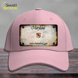 Maryland Rusty Blank Novelty License Plate Hat Cotton / Pink