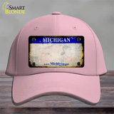 Michigan Gov Rusty Blank Novelty License Plate Hat Cotton / Pink