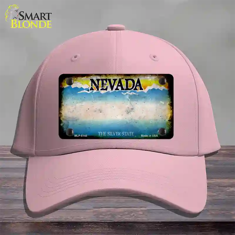 Nevada Rusty Blank Novelty License Plate Hat Cotton / Pink