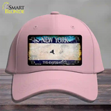 New York Rusty Blank Novelty License Plate Hat Cotton / Pink