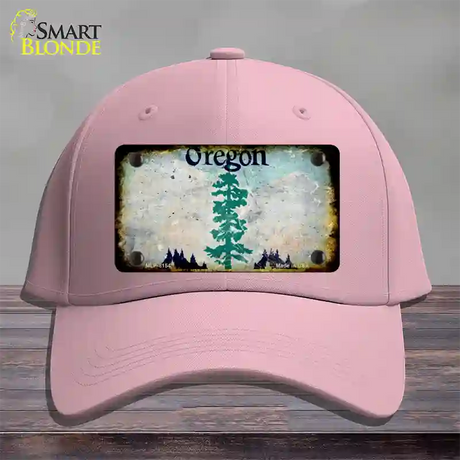 Oregon Rusty Blank Novelty License Plate Hat Cotton / Pink