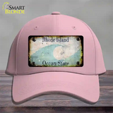 Rhode Island Rusty Blank Novelty License Plate Hat Cotton / Pink