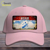 Utah Rusty Blank Novelty License Plate Hat Cotton / Pink