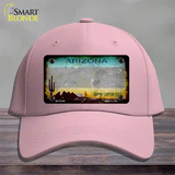 Arizona Gray Rusty Blank Novelty License Plate Hat Pink Cotton